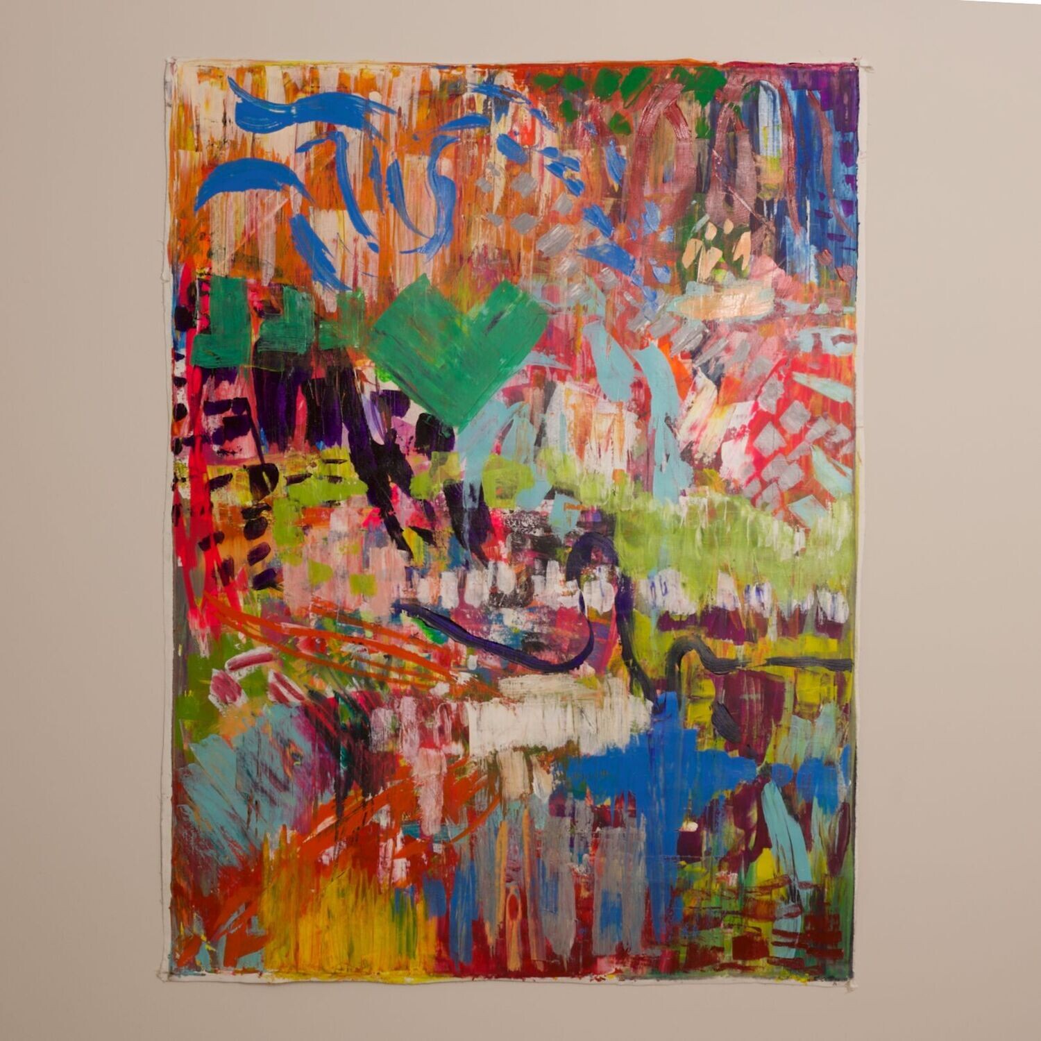 She Speaks 
(36” x 50”)