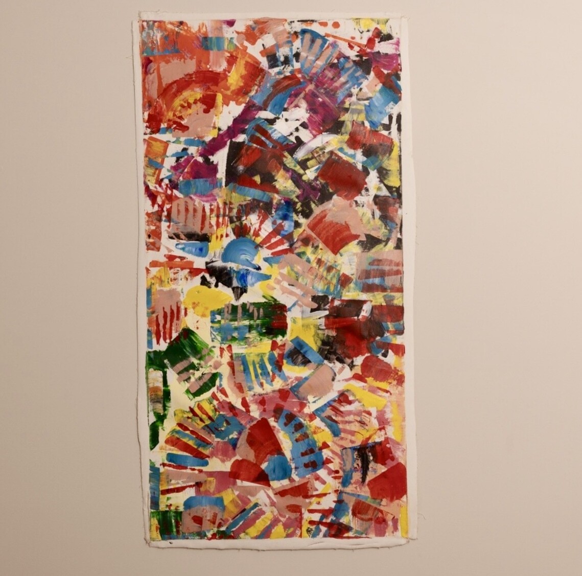 Dyed with Joy 
(24” x 48”)