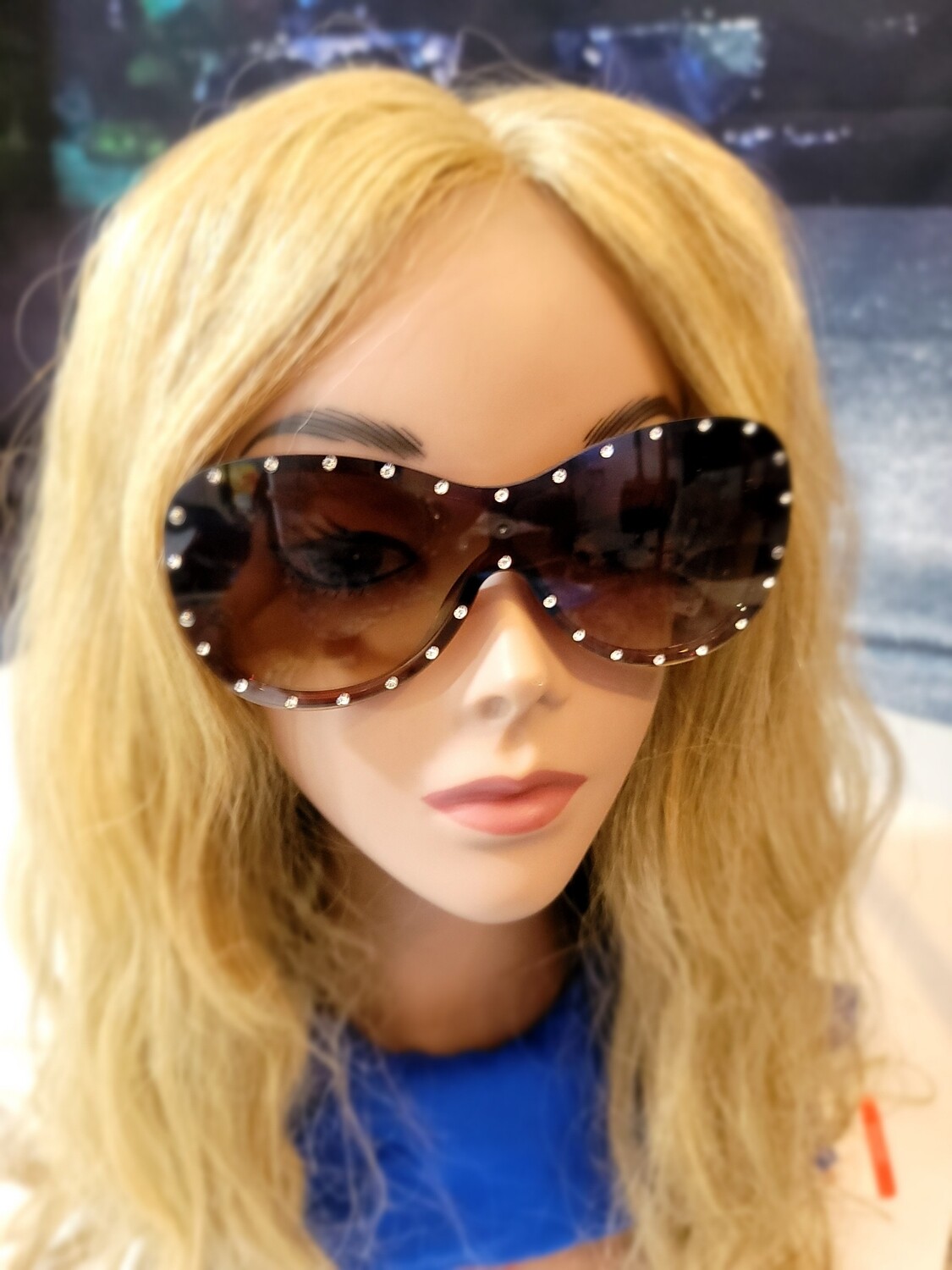 BROWN STUDDED shades
