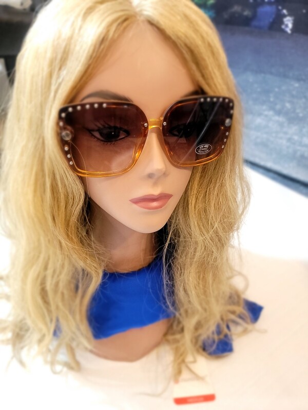 BROWN &amp; ROUND studded shades