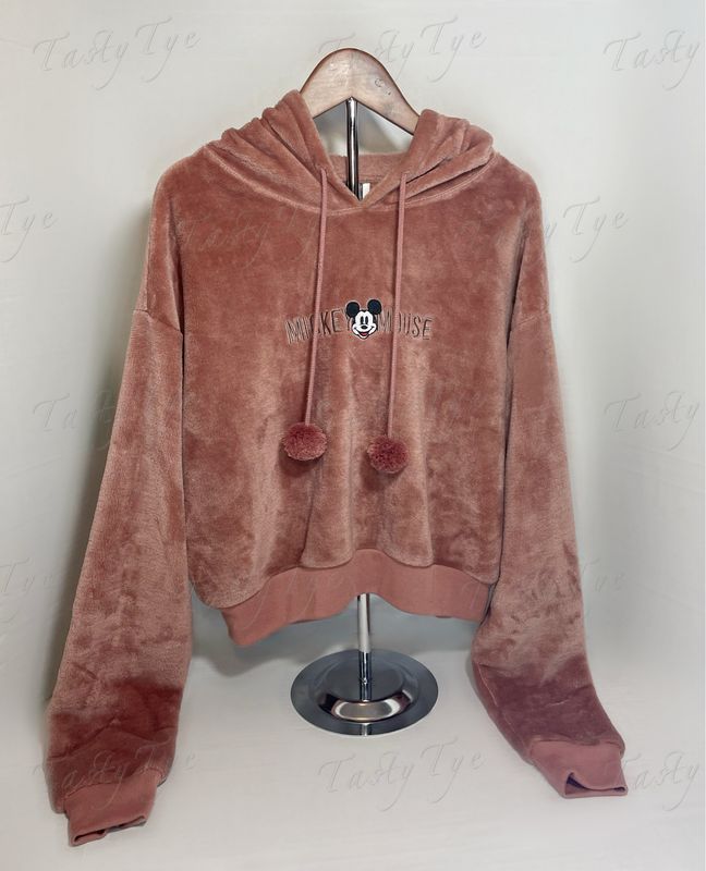 MAGICBLUSH Disney Pink Velvet Hoodie