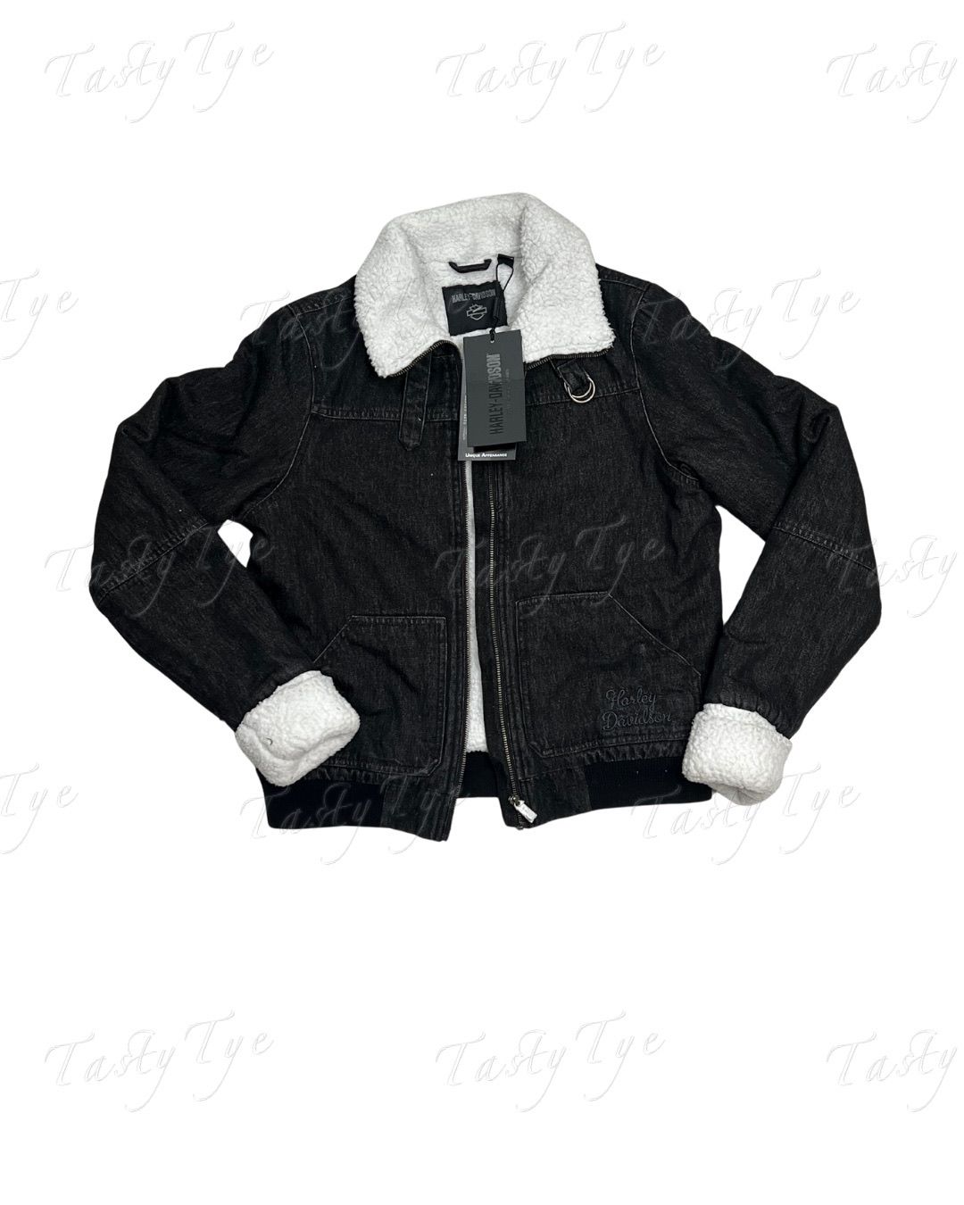 Harley Davidson Fleece Lined Denim Jacket