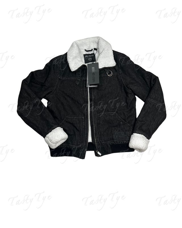 Harley Davidson Fleece Lined Denim Jacket