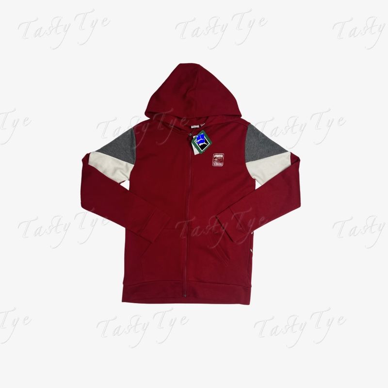 Burgundy Puma hoodie