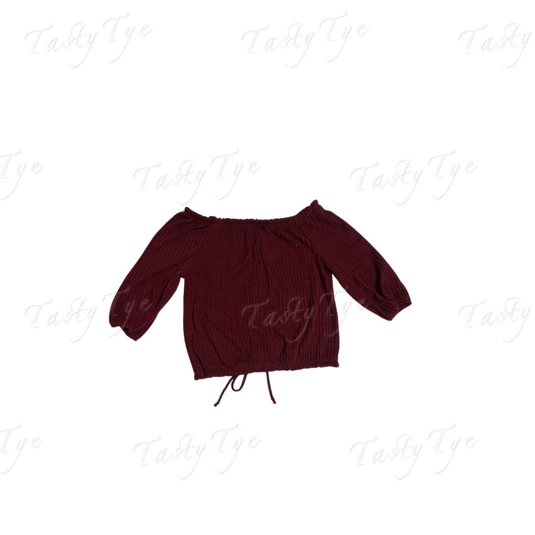 Off The Shoulder Crop Sweater