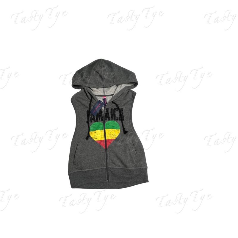 Sleeveless Jamaica hoodie