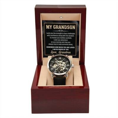 To My Grandson – Open Luxury Watch