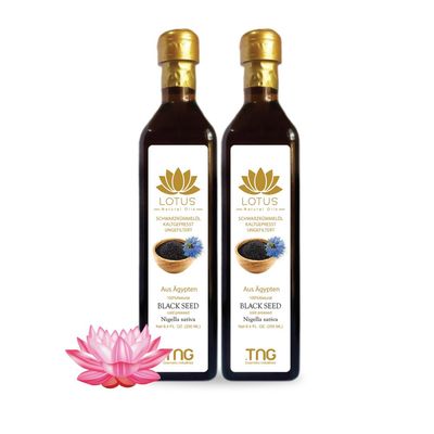Lotus-Schwarzkümmelöl 250ml 2er Pack  (2x250ml)