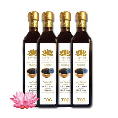 Lotus-Schwarzkümmelöl 250ml 4er Pack  (4x250ml)