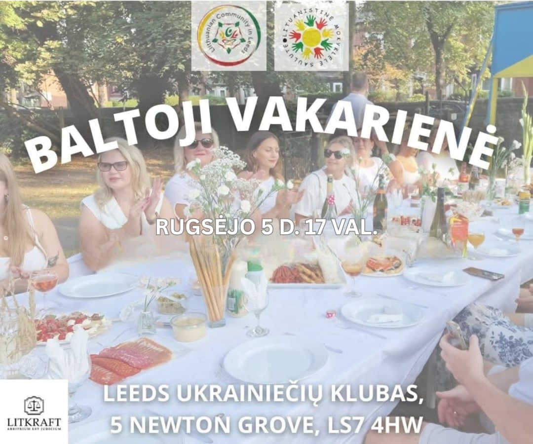 🕊️ Baltoji vakarienė Lidse