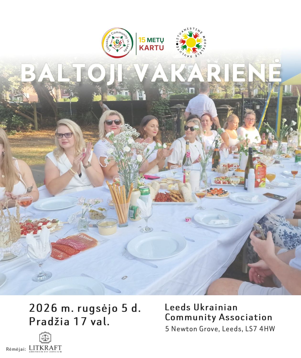 🕊️ Baltoji vakarienė Lidse