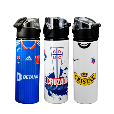 Botella Aluminio Fútbol Chileno
