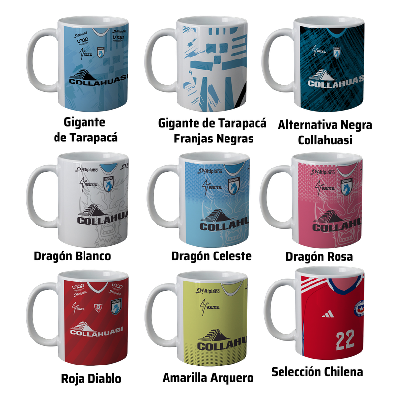 Tazas Deportes Iquique 11 oz (Caja Opcional)