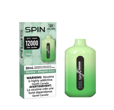 Spin 12K Disposable - Green Apple