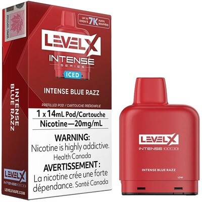 Level X Intense Series 7K Disposable 20mg - Intense Blue Razz Iced