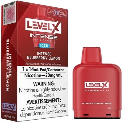 Level X Intense Series 7K Disposable 20mg - Intense Blueberry Lemon Iced