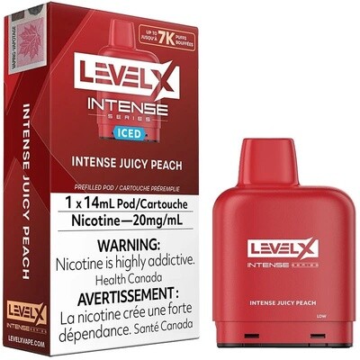 Level X Intense Series 7K Disposable 20mg - Intense Juicy Peach Iced