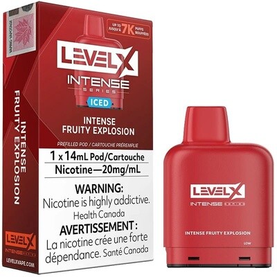 Level X Intense Series 7K Disposable 20mg - Intense Fruity Explosion Iced