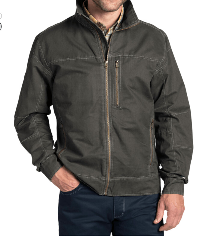Burr Jacket, Vendor SKU: 1052, Color: GUN, Size: M
