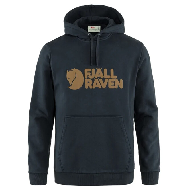 M&#39;s Fjällräven Logo Hoodie, Vendor SKU: F84144, Color: Dark Navy, Size: M