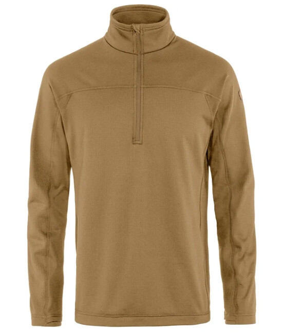 M&#39;s Abisko 1/2 Zip, Vendor SKU: F87113, Color: Buckwheat Brown, Size: M