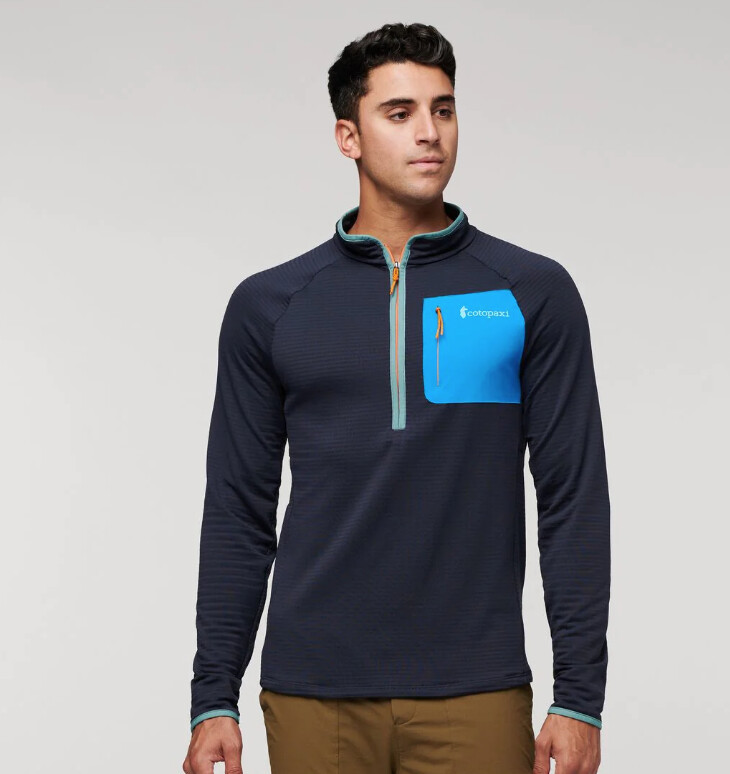 M&#39;s Otero Fleece Half Zip, Vendor SKU: OTRHZ-F22-GRAPH-M, Color: Graphite, Size: S