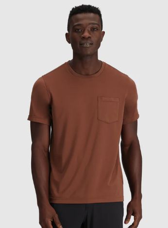 M&#39;s Essential Pocket T, Vendor SKU: 300245, Color: Manzanita, Size: M