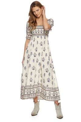 SUMMERTOWN SMOCKED BODICE MAXI DRESS