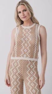 S25 OASIS CROCHET TOP