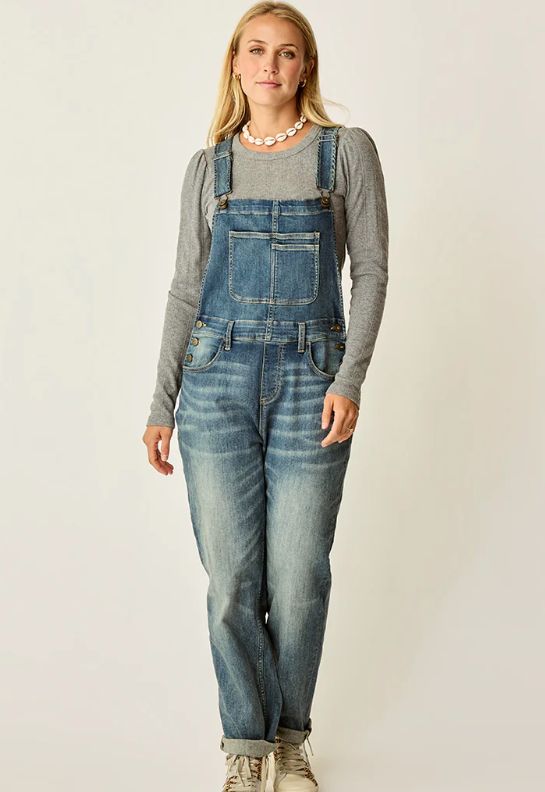 S25 JASON DENIM OVERALL