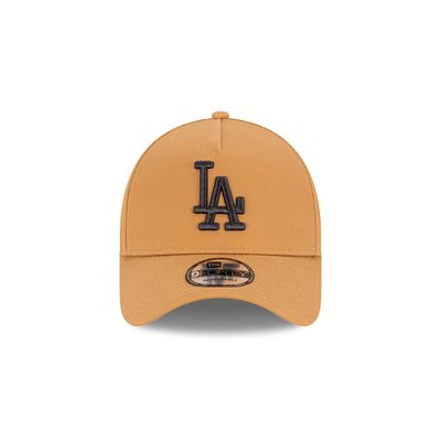 NEW ERA CAP 9FORTY ADJUSTABLE A-FRAME - LOS ANGELES DODGERS WHEAT &amp; BLACK