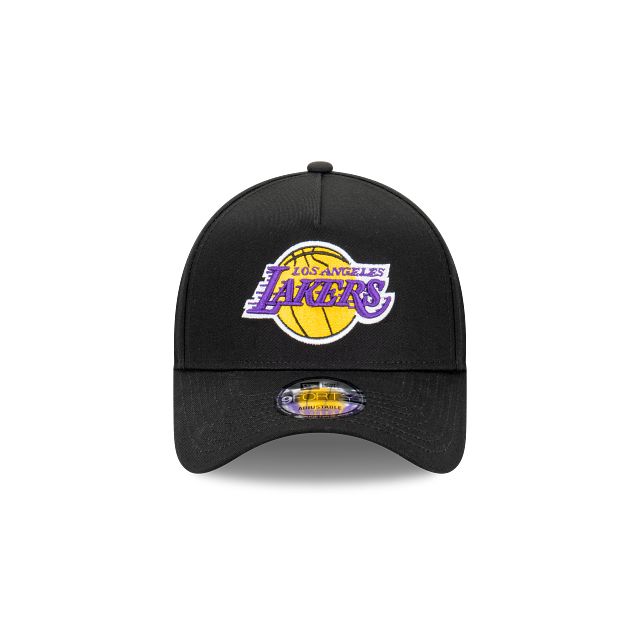 NEW ERA CAP 9FORTY ADJUSTABLE A-FRAME LOS ANGELES LAKERS - BLACK/TEAM COLOURS