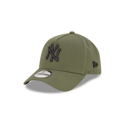 NEW ERA CAP 9FORTY ADJUSTABLE A-FRAME NEW YORK YANKEES - OLIVE &amp; BLACK