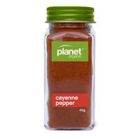 SPICES CAYENNE PEPPER PLANET ORGANIC 40G