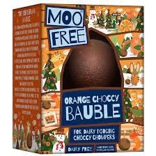 CHOCOLATE ORANGE BAUBLE MOO FREE 65G