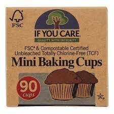 BAKING CUPS MINI IF YOU CARE 90 CT