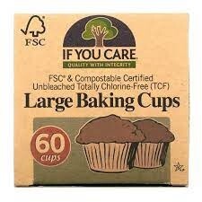 BAKING CUPS LARGE IF YOU CARE 60 CT