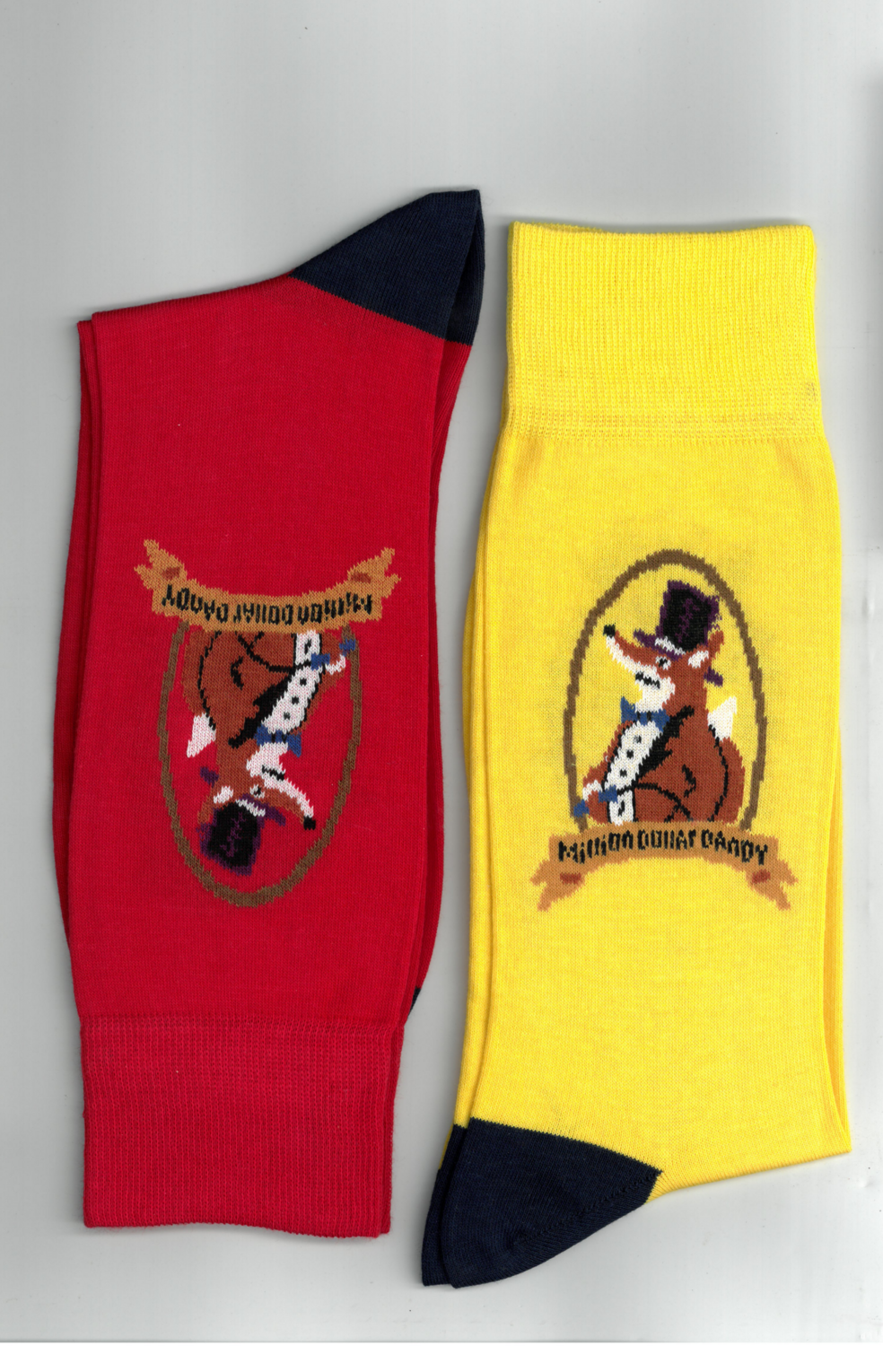 Million Dollar Dandy Socks – Colourful (Twin Pack)