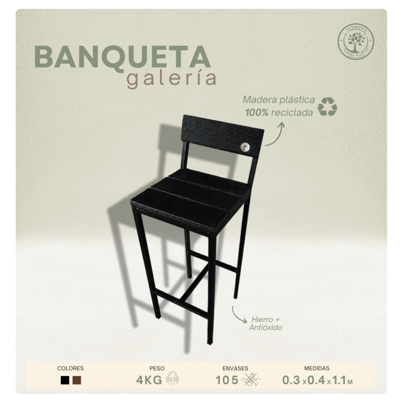 Banqueta Galería