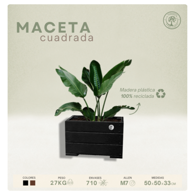 Maceta Cuadrada