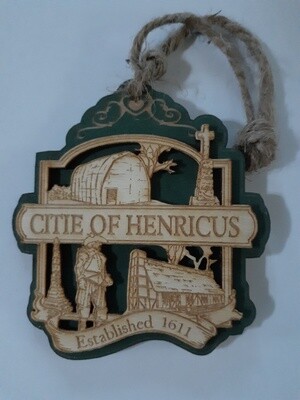 Henricus Site Wood Ornament