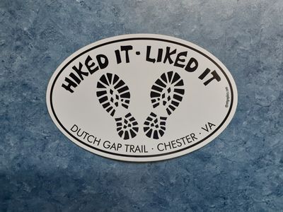 Hiked It Liked It Dutch Gap Sticker