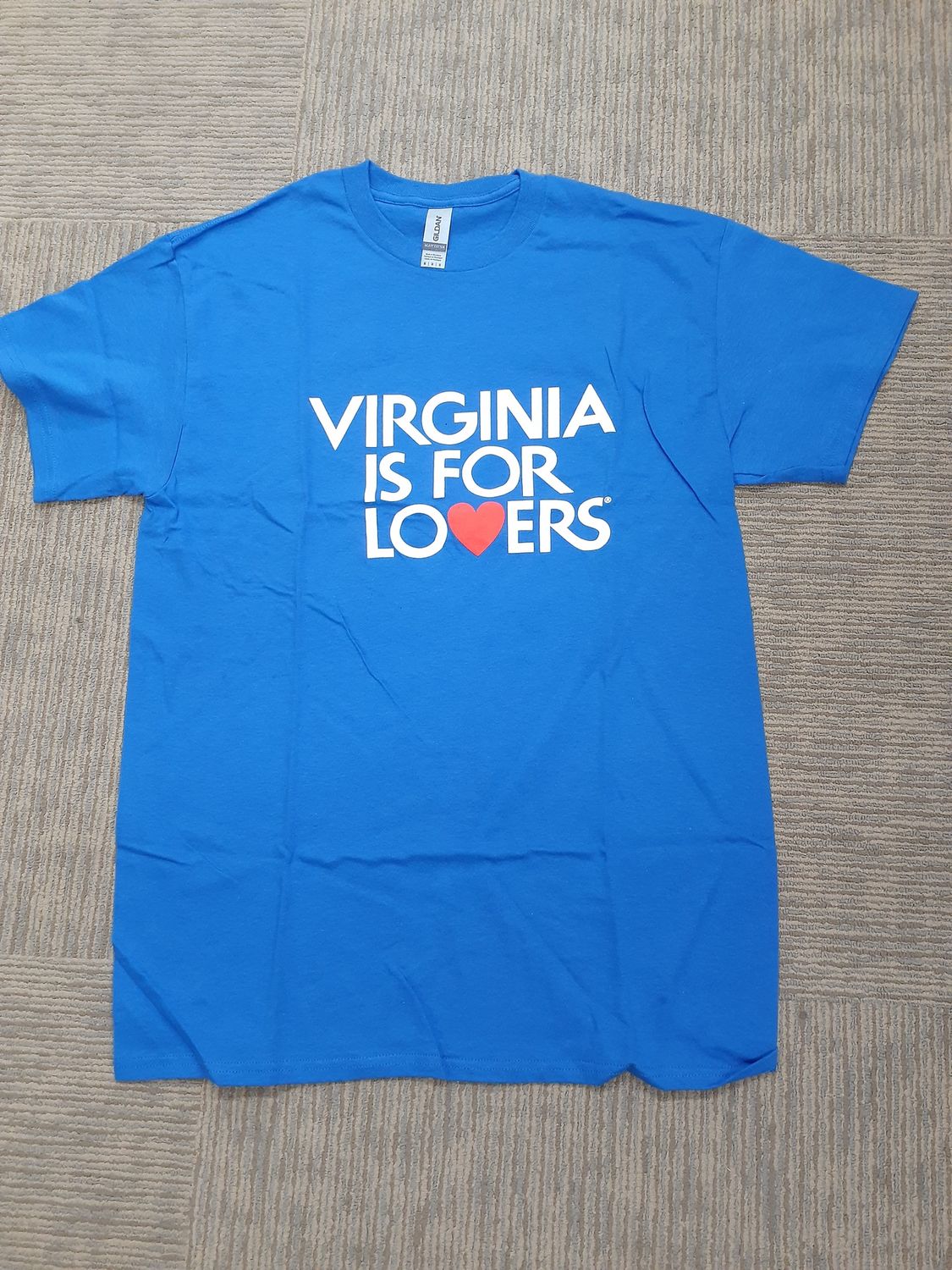 VA is for Lovers T-Shirt, Size: Medium, Colour: Royal