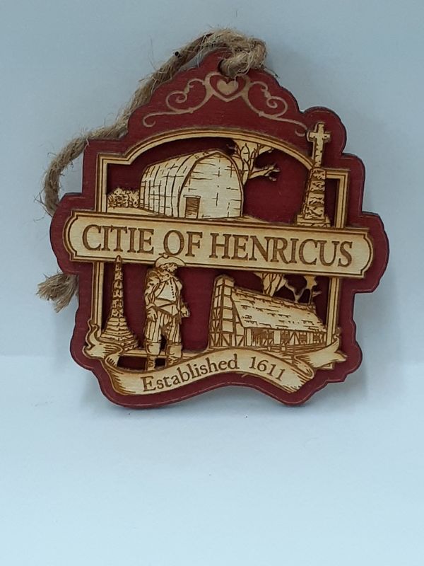 Henricus Site Wood Ornament