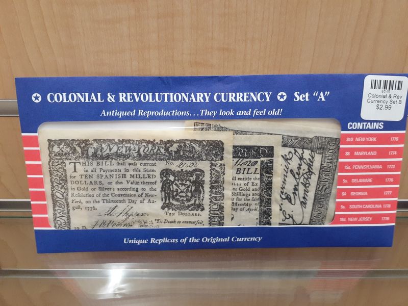 Colonial &amp; Rev Currency Set A