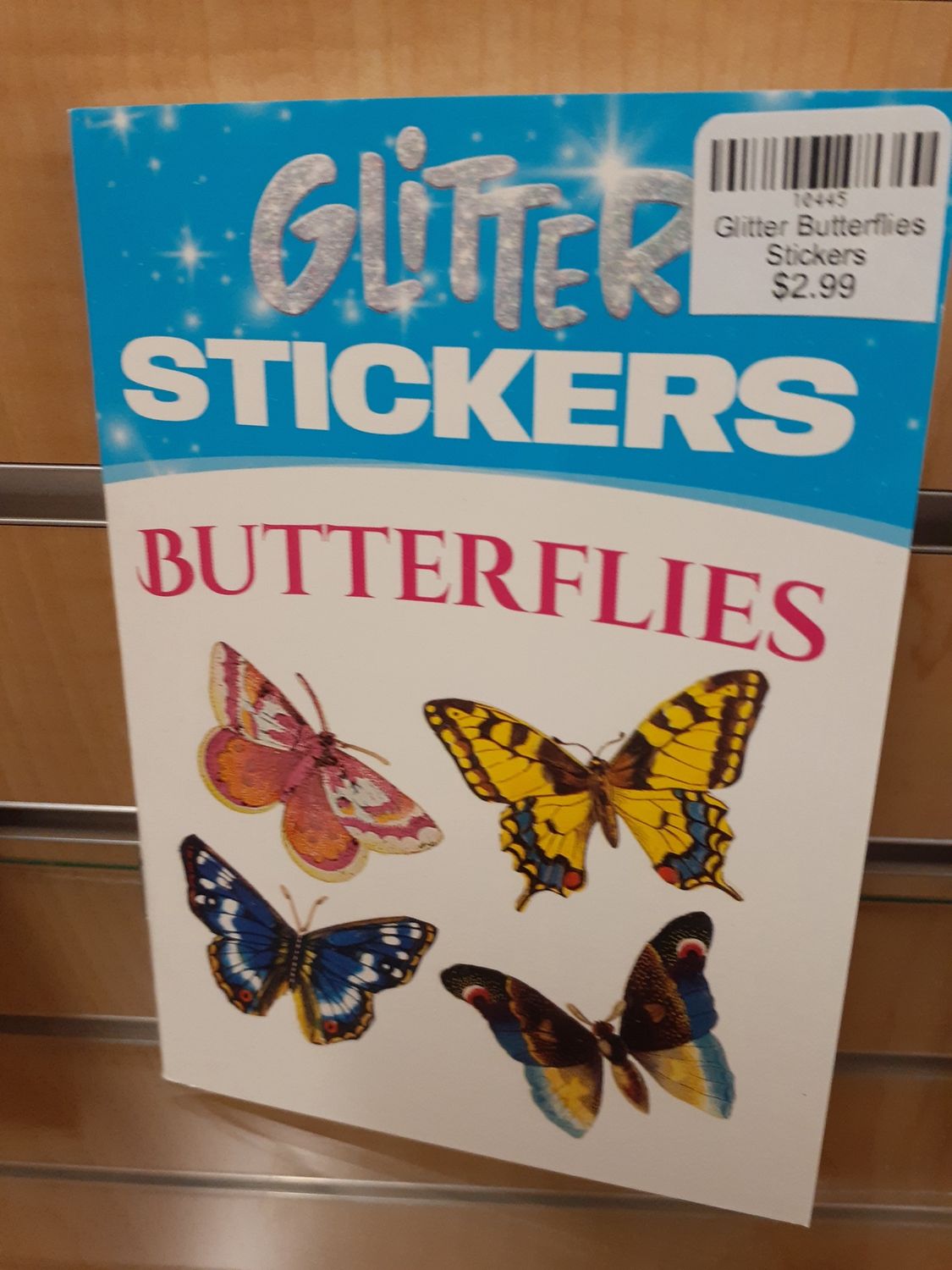 Glitter Butterflies Stickers