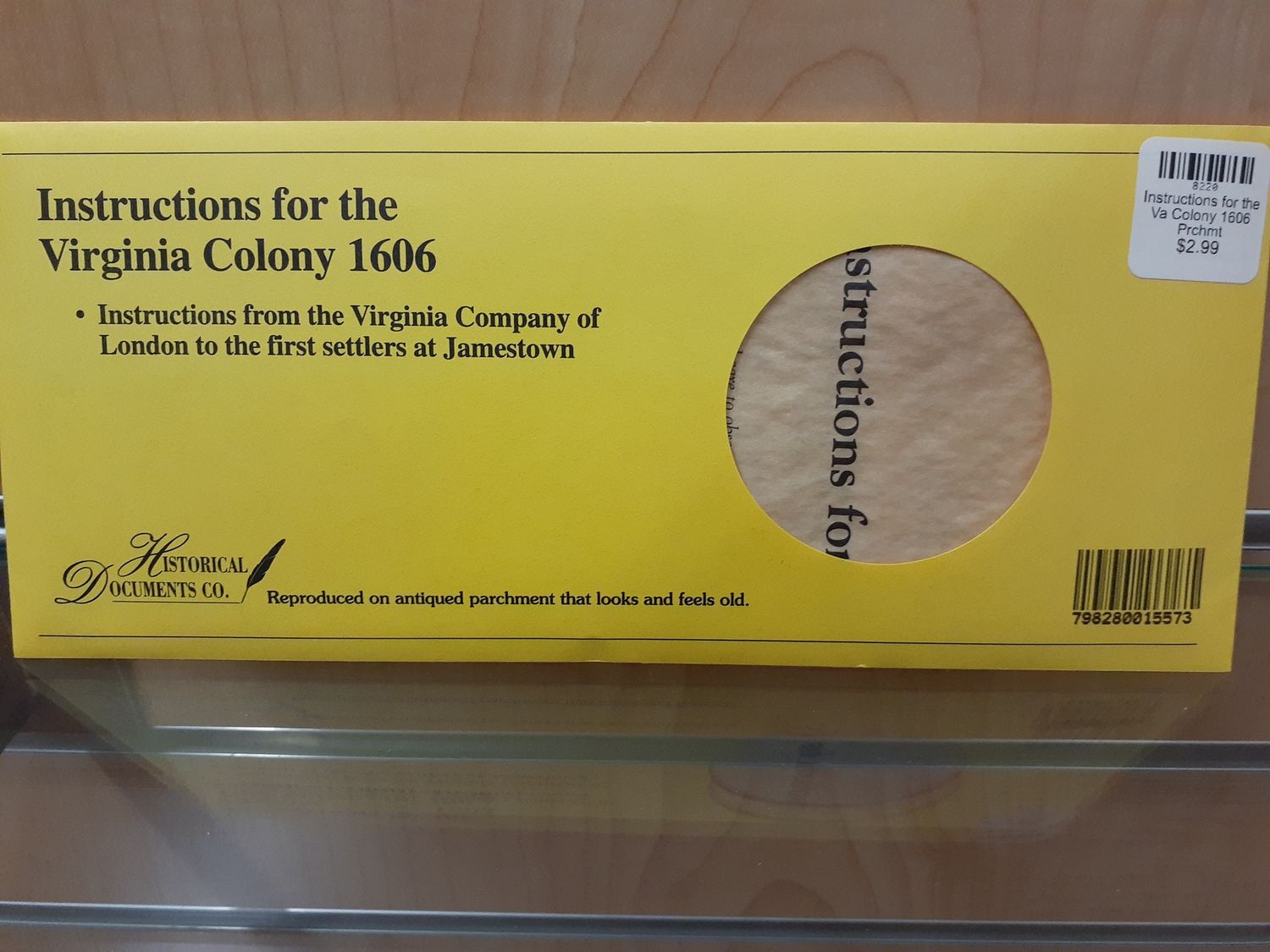 Instructions for the Va Colony 1606 Prchmt