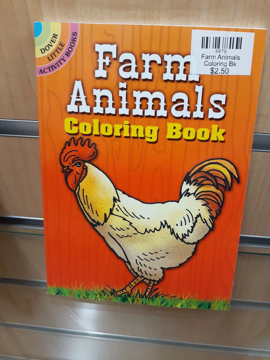 Farm Animals Coloring Bk