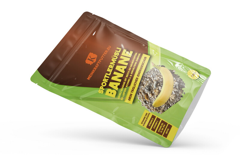 KRAFTFUTTER Sportler Müsli Banane 500g