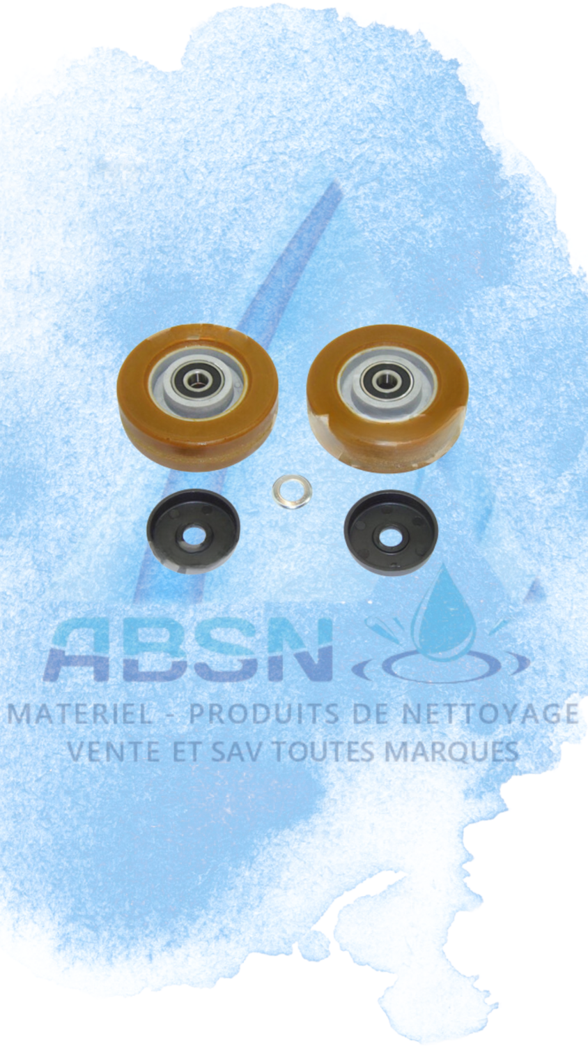 KIT ROUES ARRIERE -- Numatic SWINGO 450 -- Lot de 2 pièces